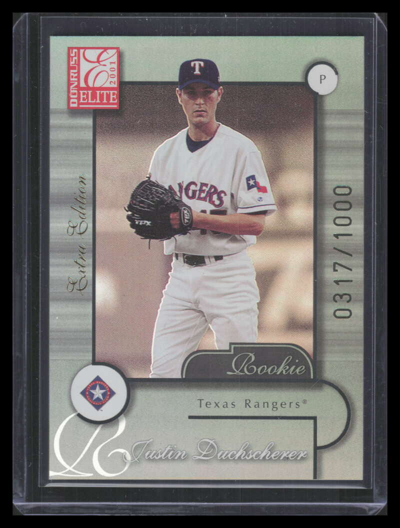 2001 Donruss Elite 232 Justin Duchscherer XRC Rookie 317/423 /1000