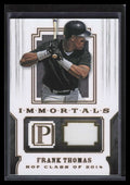 2016 Panini Pantheon Immortals Materials Gold 13 Frank Thomas Jersey 21/25