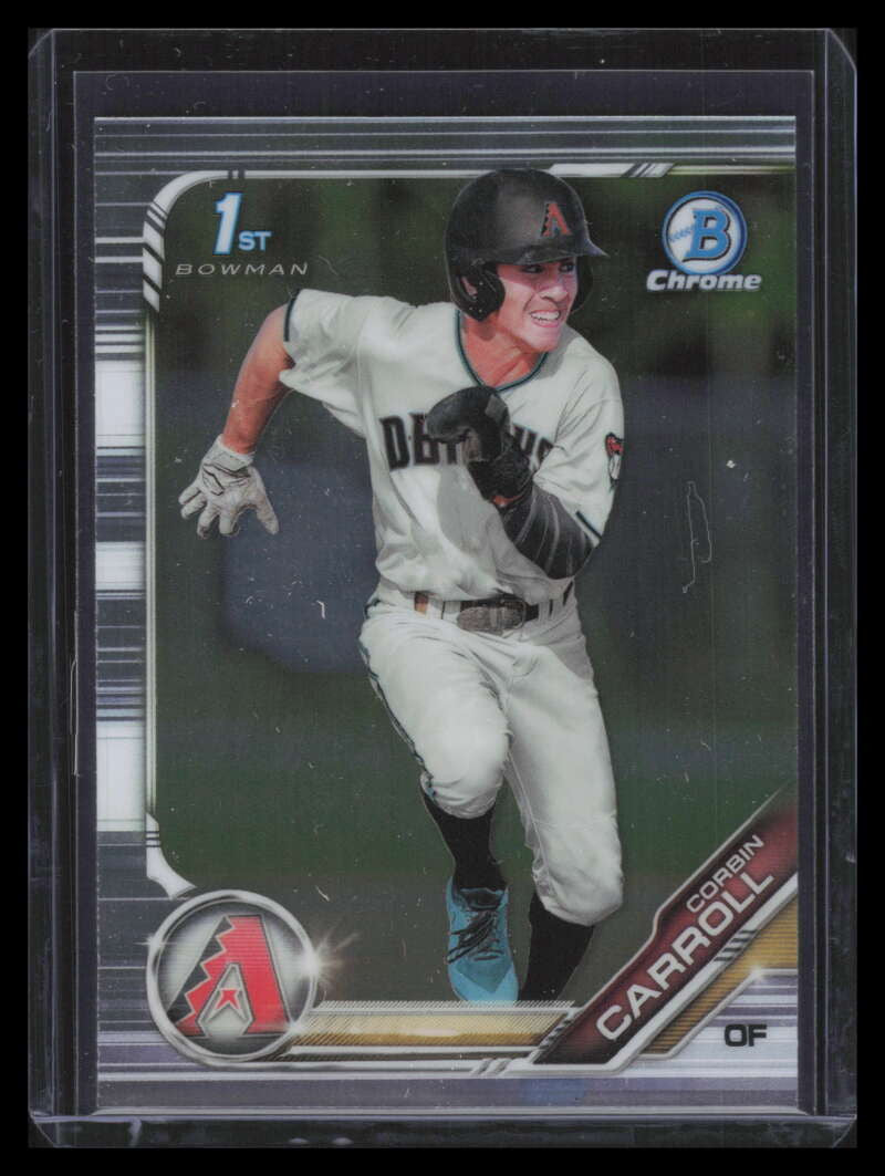 2019 Bowman Chrome Draft bdc125 Corbin Carroll Rookie 136027