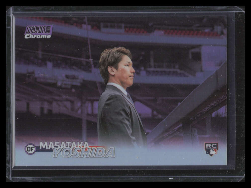 2023 Stadium Club Chrome Purple Refractor 279 Masataka Yoshida Rookie 39/75