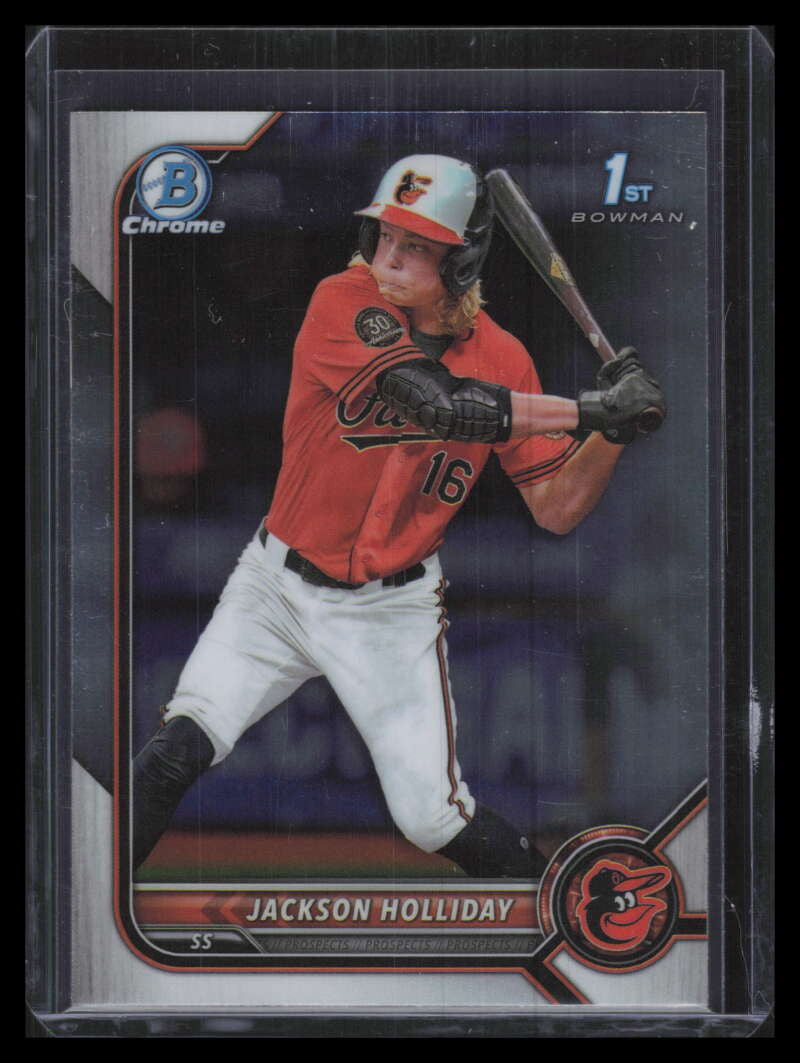DELETE 142365 2022 Bowman Chrome Draft bdc168 Jackson Holliday Rookie 136351