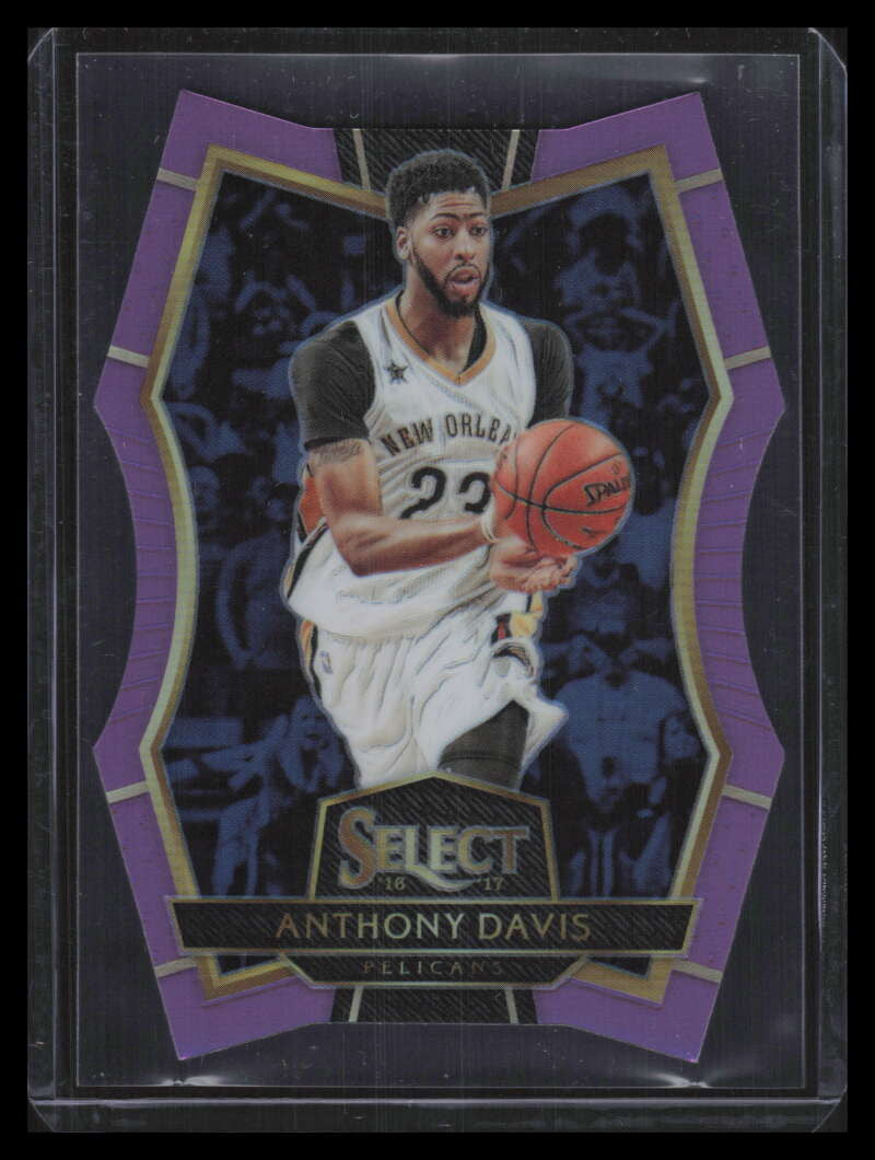 2016-17 Select Prizms Purple Die-Cut Refractor 170 Anthony Davis 52/99