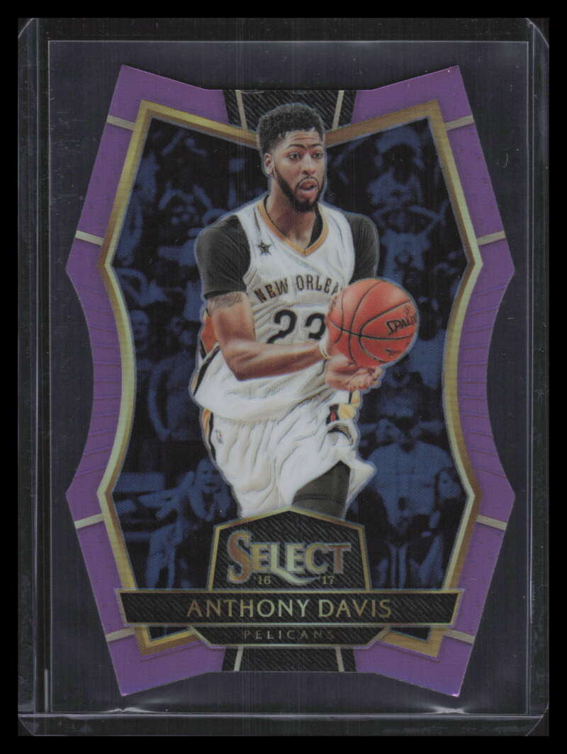 2016-17 Select Prizms Purple Die-Cut Refractor 170 Anthony Davis 83/99