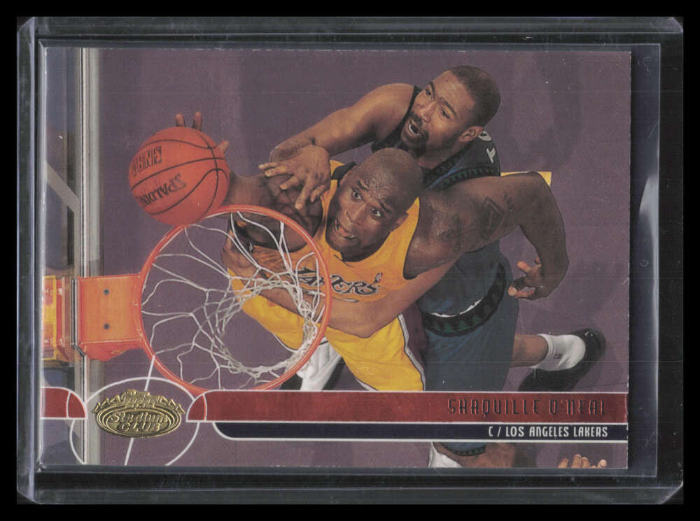 SOLD 142498 2001-02 Stadium Club Parallel 34 Shaquille O'Neal