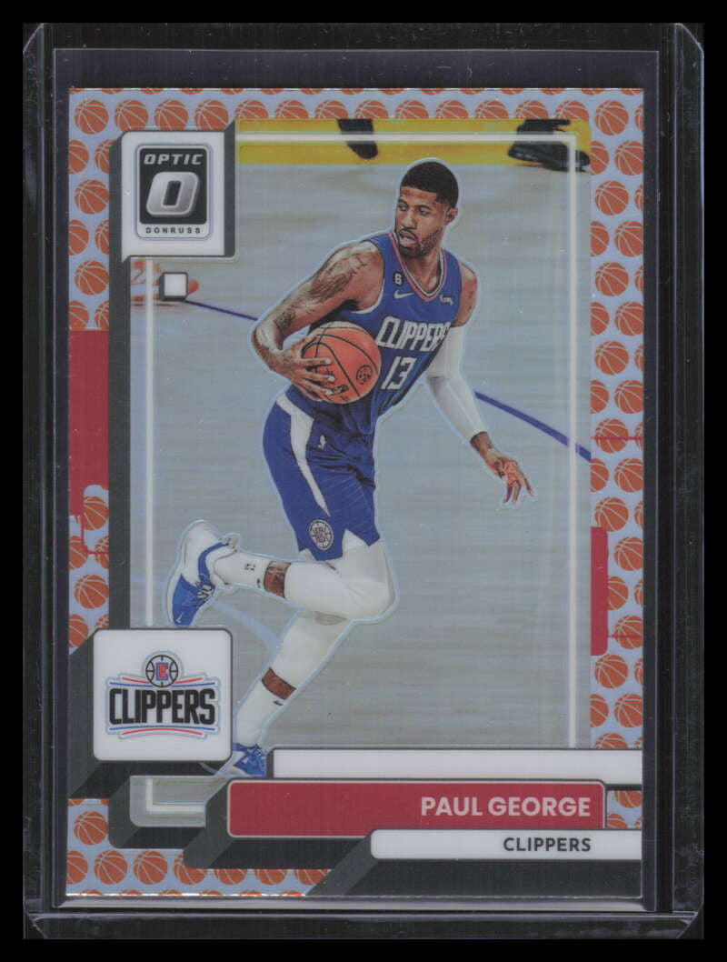 2022-23 Donruss Optic Basketballs Parallel Refractor 110 Paul George