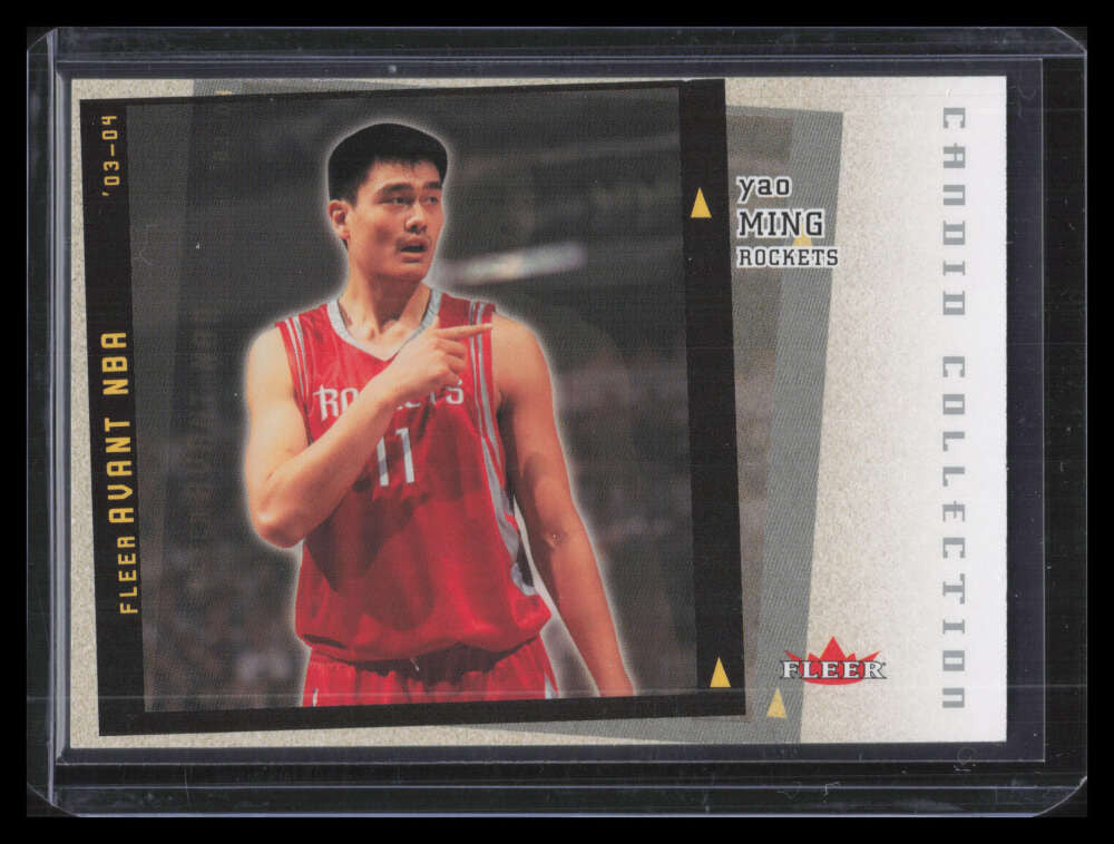 2003-04 Fleer Avant Candid Collection 7 Yao Ming 142/199