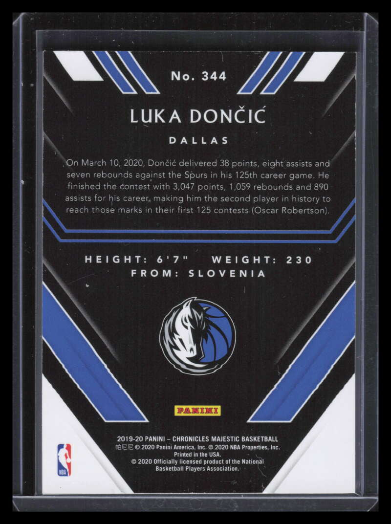 DELETE 142575 2019-20 Panini Chronicles Red 344 Luka Doncic Majestic 13/149