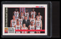 DELETE 142588 1992-93 Hoops NNO Team USA on Back Variation Ewing Bird Pippen Magic Jordan