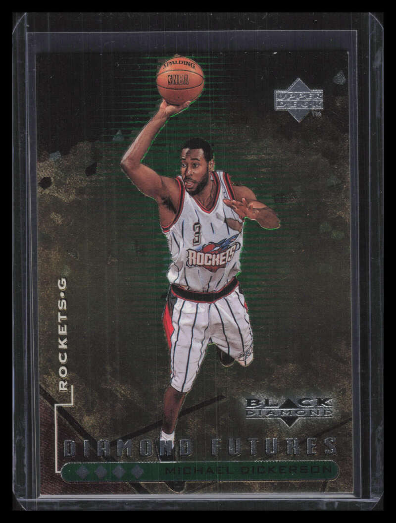 1998-99 Black Diamond Quadruple Diamond 111 Michael Dickerson Rookie 127/150