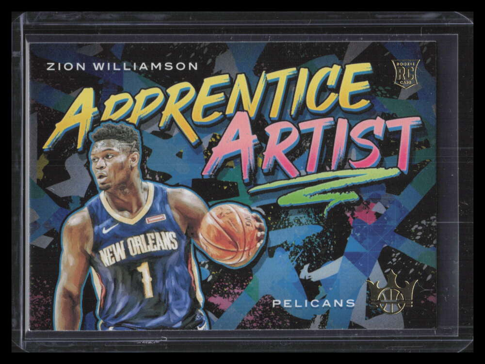 2019-20 Court Kings Apprentice Artists 9 Zion Williamson Rookie