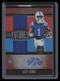 2023 Panini Legacy Futures Autographs Josh Downs Rookie Dual Jersey Auto 45/100
