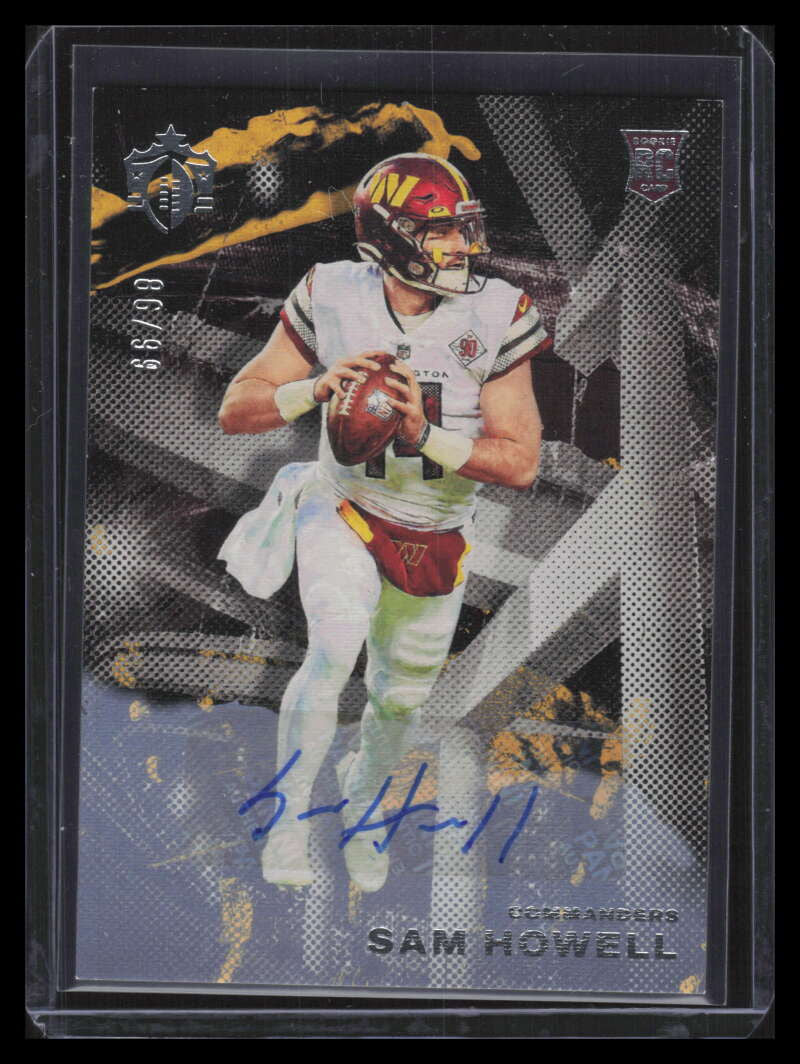 DELETE 142734 2022 Panini Chronicles Gridiron Kings Signatures 5 Sam Howell Rookie Auto 86/99