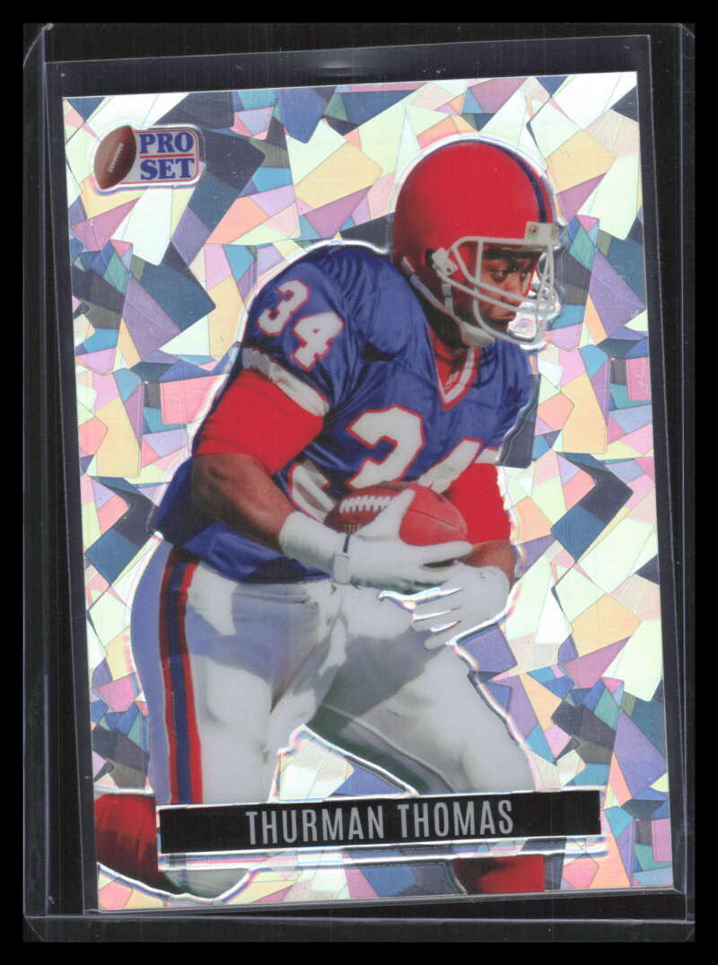 2023 Leaf Pro Set Metal Retro Crystal Silver rb86 Thurman Thomas 4/8