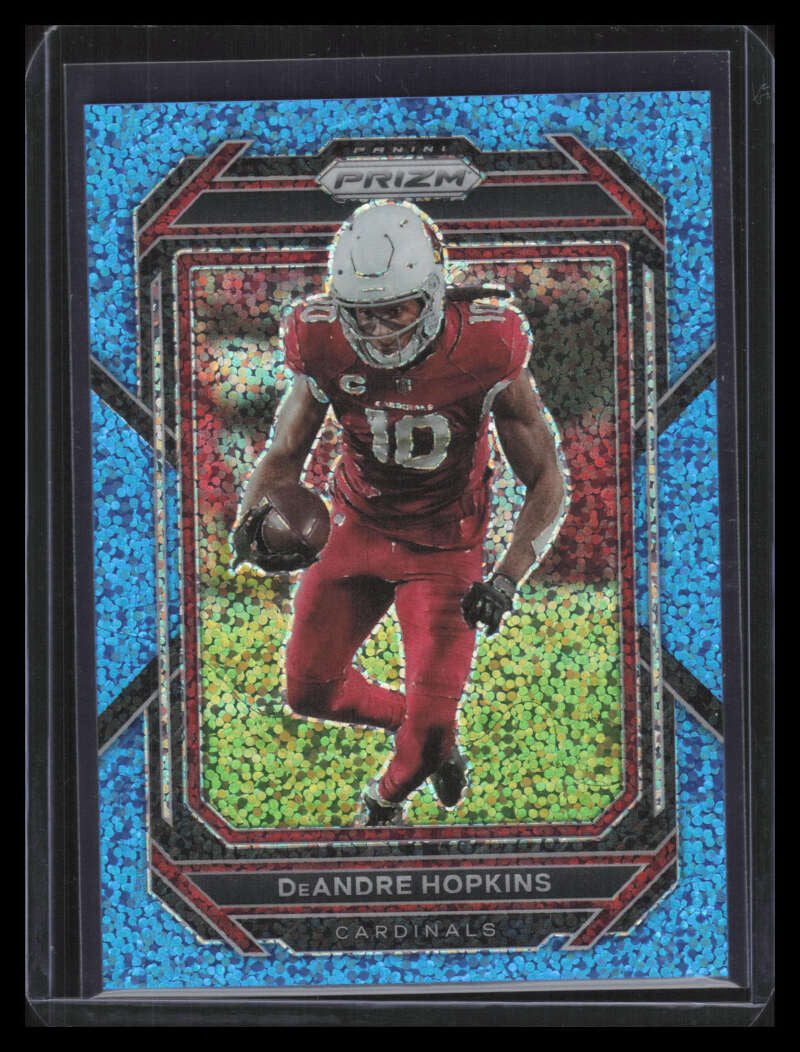 2022 Panini Prizm Prizms Blue Sparkle Refractor 5 DeAndre Hopkins 68/96
