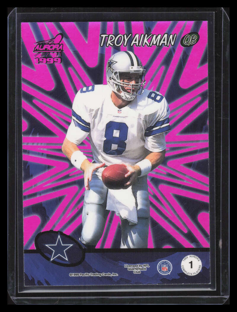 1999 Aurora Complete Players 1 Troy Aikman 24/299