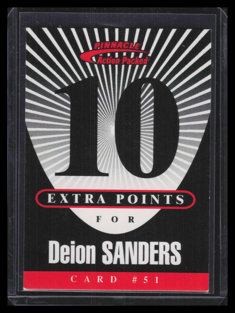 SOLD 142839 1997 Action Packed Extra Points 10 51 Deion Sanders