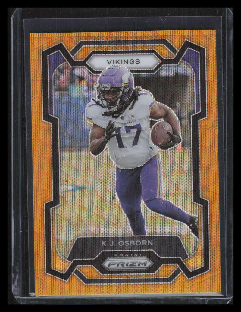 2023 Panini Prizm Prizms Gold Wave Refractor 194 K. J. Osborn 1/10