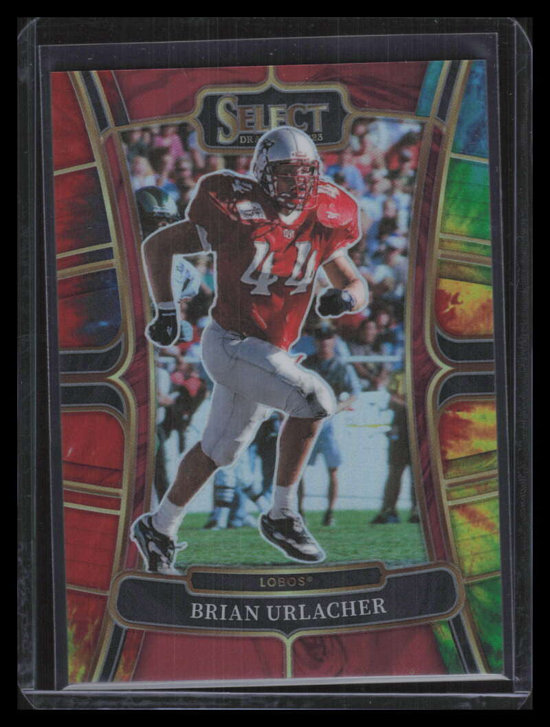 SOLD 142853 2023 Select Draft Picks Prizms Tie Dye Refractor 92 Brian Urlacher 22/25