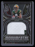 2022 Panini Spectra Monumental Memorabilia Christian Watson Rookie Patch 72/75