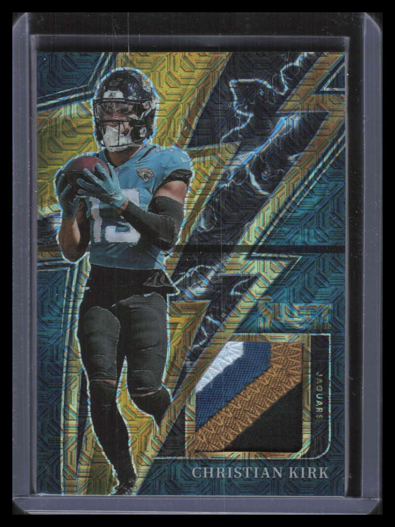 2022 Select Sparks Materials Prizm Gold 21 Christian Kirk Patch 7/10
