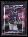 2023 Leaf Pro Set Metal Pulsar Galaxy 85 Jordan Addison Rookie 1/1