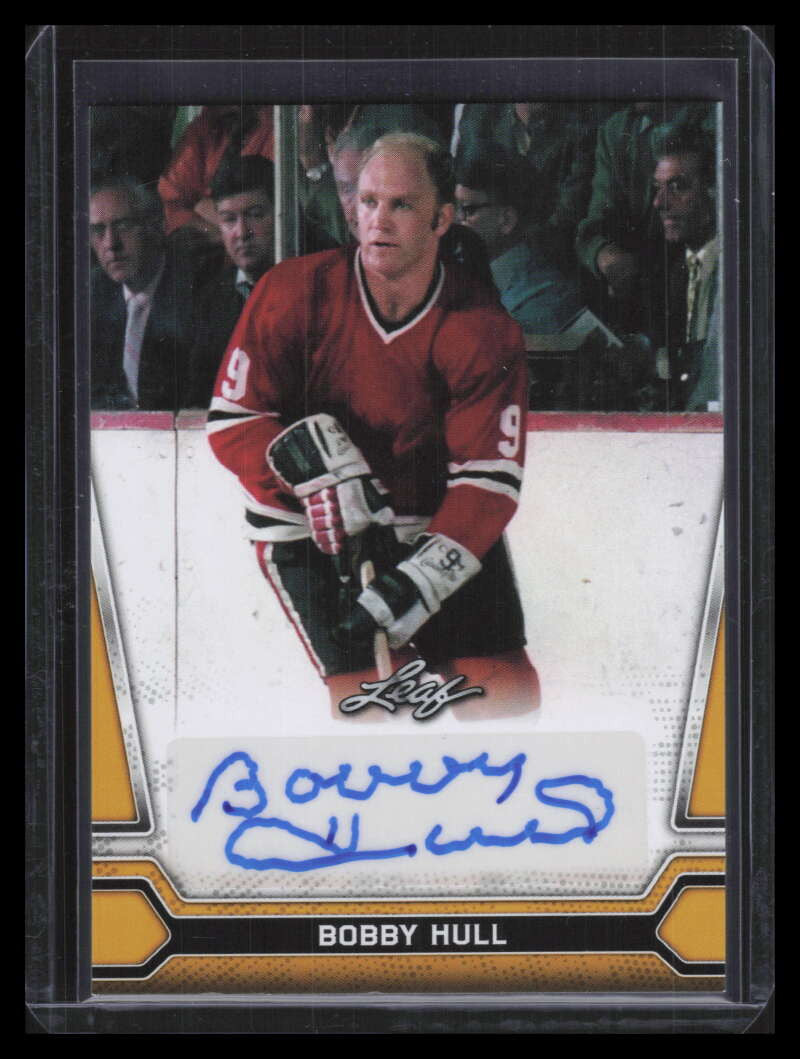 2021 Leaf Gold Autograph babh1 Bobby Hull Auto