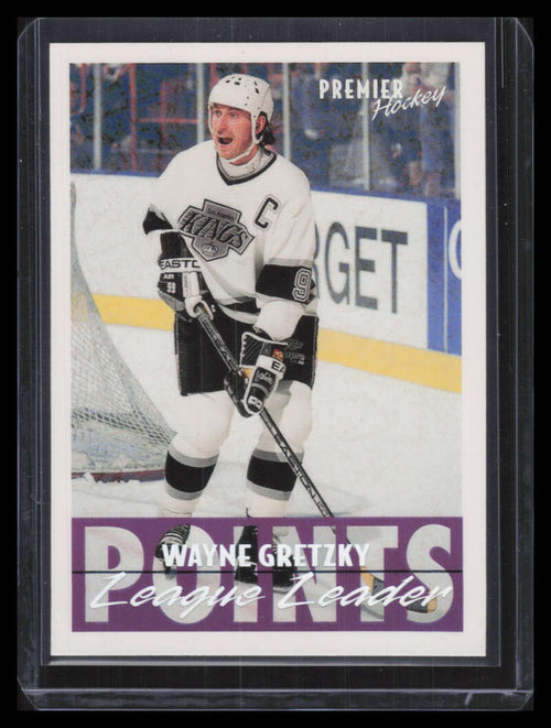 1994-95 Topps Premier Special Effects 150 Wayne Gretzky LL League Leader