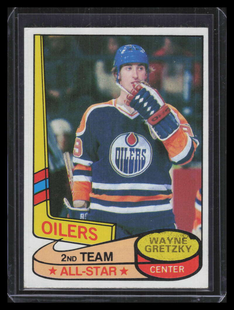 SOLD 142981 1980-81 Topps 87 Wayne Gretzky as2 Second Team All Star 136279