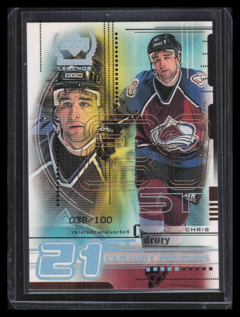 1999-00 Upper Deck Century Legends Century Collection 74 Chris Drury 38/100