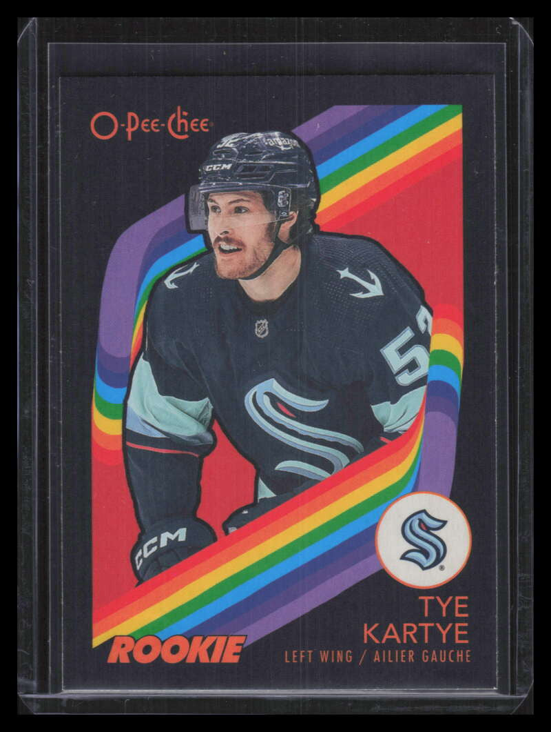 DELETE 143024 2023-24 O-Pee-Chee Retro Black 578 Tye Kartye Rookie 15/100