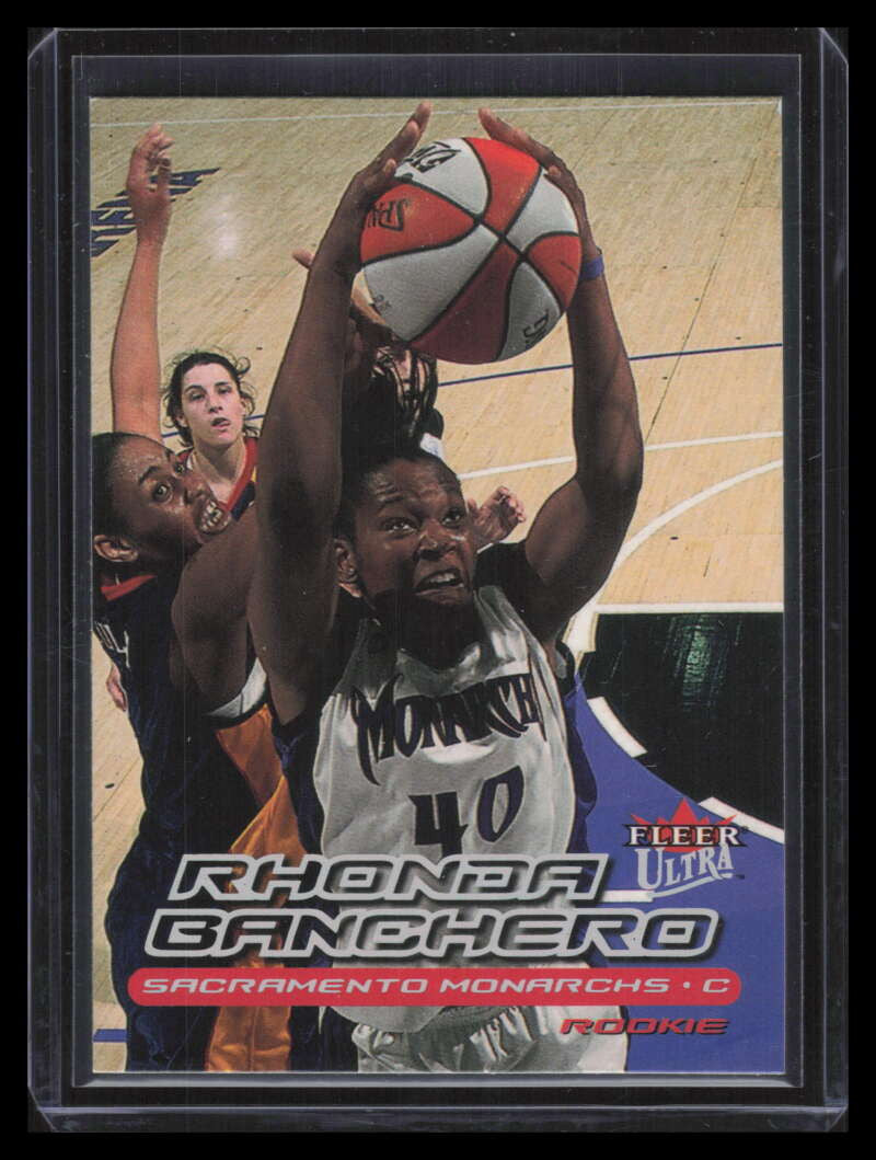 2000 Ultra WNBA 141 Rhonda Banchero Rookie Paolo's Mother F02647