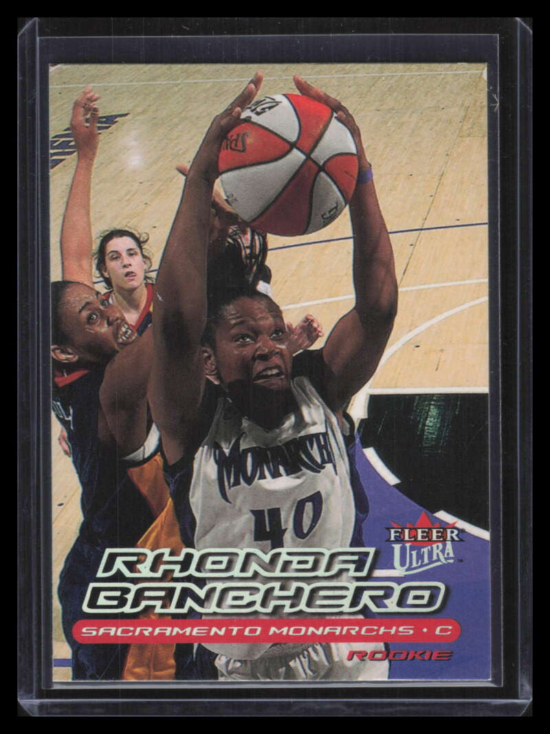 2000 Ultra WNBA 141 Rhonda Banchero Rookie Paolo's Mother F02649