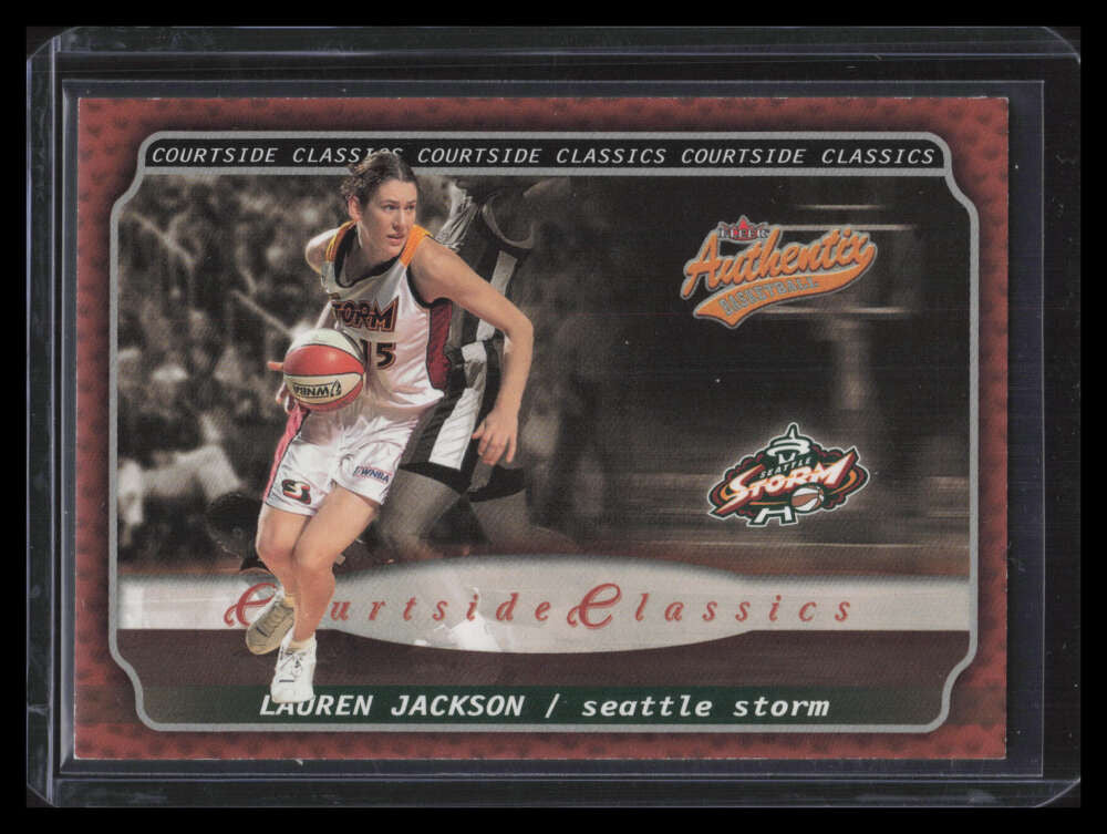 2002 Fleer Authentix WNBA Courtside Classics 7 Lauren Jackson F02708