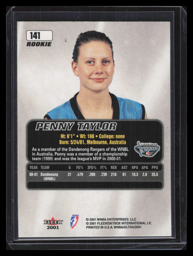 2001 Ultra WNBA 141 Penny Taylor Rookie F02825