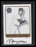 2001 Greats of the Game Autographs 90 Maury Wills Auto