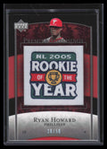 2007 Upper Deck Premier Stitchings 66 Ryan Howard 2005 ROY Patch 26/50