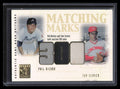 2002 Topps Tribute Matching Marks NS Niekro Steve Carlton Dual Jersey READ