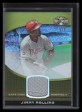 2011 Topps Triple Threads Unity Relics Gold ttus156 Jimmy Rollins Jersey 6/9
