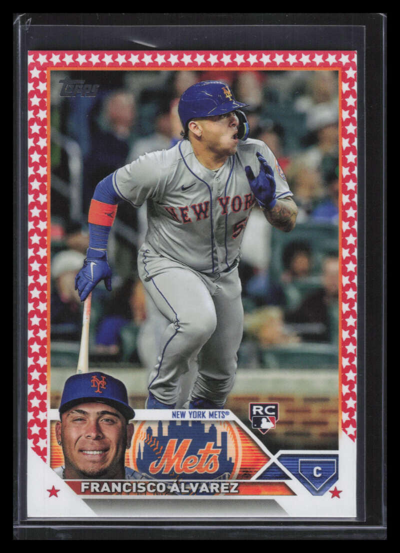2024 Topps Independence Day 644 Francisco Alvarez Rookie 2/76