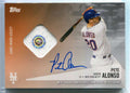 2021 Topps nym1a Pete Alonso 9/25/2019 Game Used Jersey Auto
