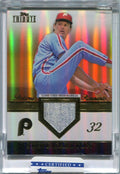 2012 Topps Tribute Retired Remnants Relics Orange SC Steve Carlton Bat 20/25