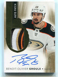2021-22 The Cup Gold 180 Benoit-Olivier Groulx Rookie Patch Auto 17/24