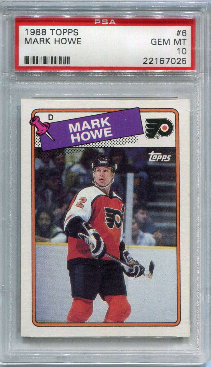 1988-89 Topps 6 Mark Howe PSA 10 GEM MT