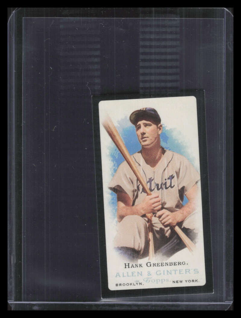 2006 Topps Allen and Ginter Mini Black 269 Hank Greenberg