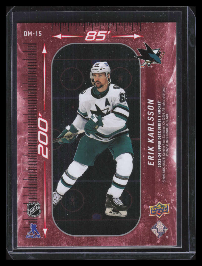 2023-24 Upper Deck 200' x 85' Red dm15 Erik Karlsson 32/99