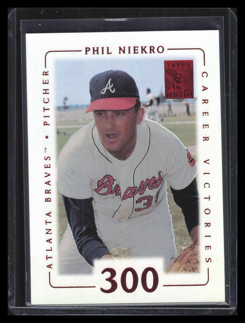 2002 Topps Tribute Lasting Impressions 78 Phil Niekro 49/87