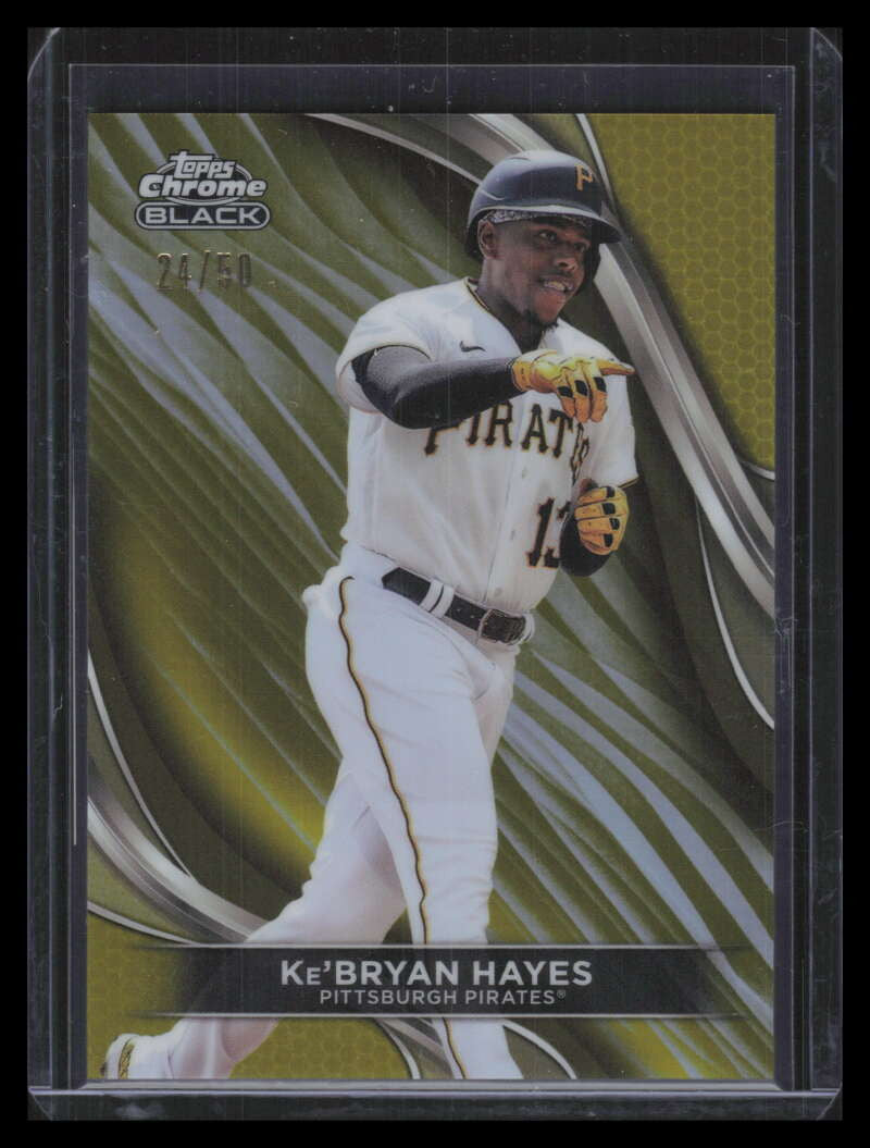 2024 Topps Chrome Black Gold Refractor 21 Ke'Bryan Hayes 24/50