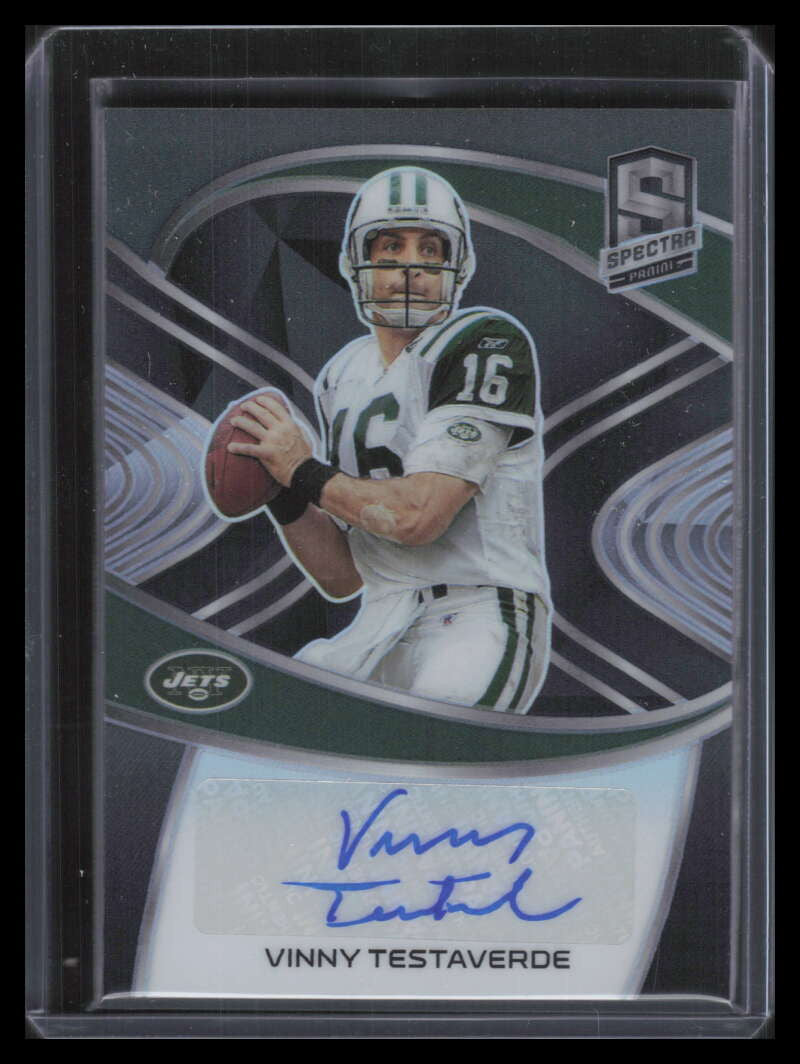 2021 Panini Spectra Signatures 48 Vinny Testaverde Auto 60/60