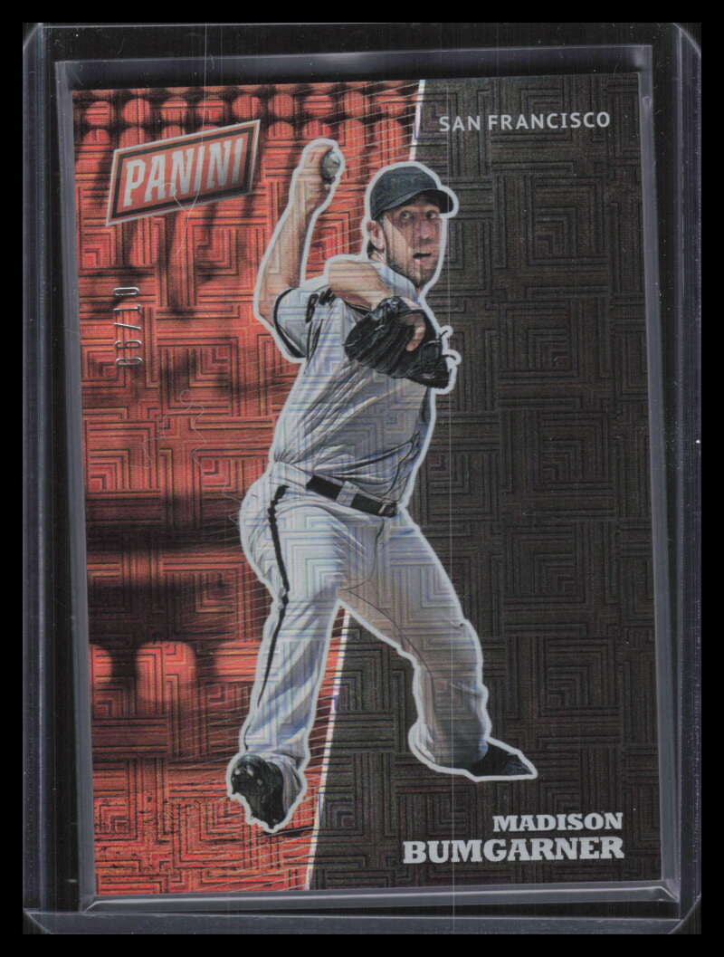 2017 Panini National Convention Escher Squares Thick bb15 Madison Bumgarner 6/10