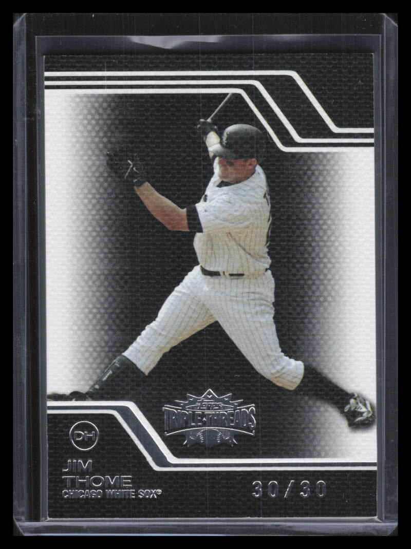 2008 Topps Triple Threads Black 127 Jim Thome 30/30